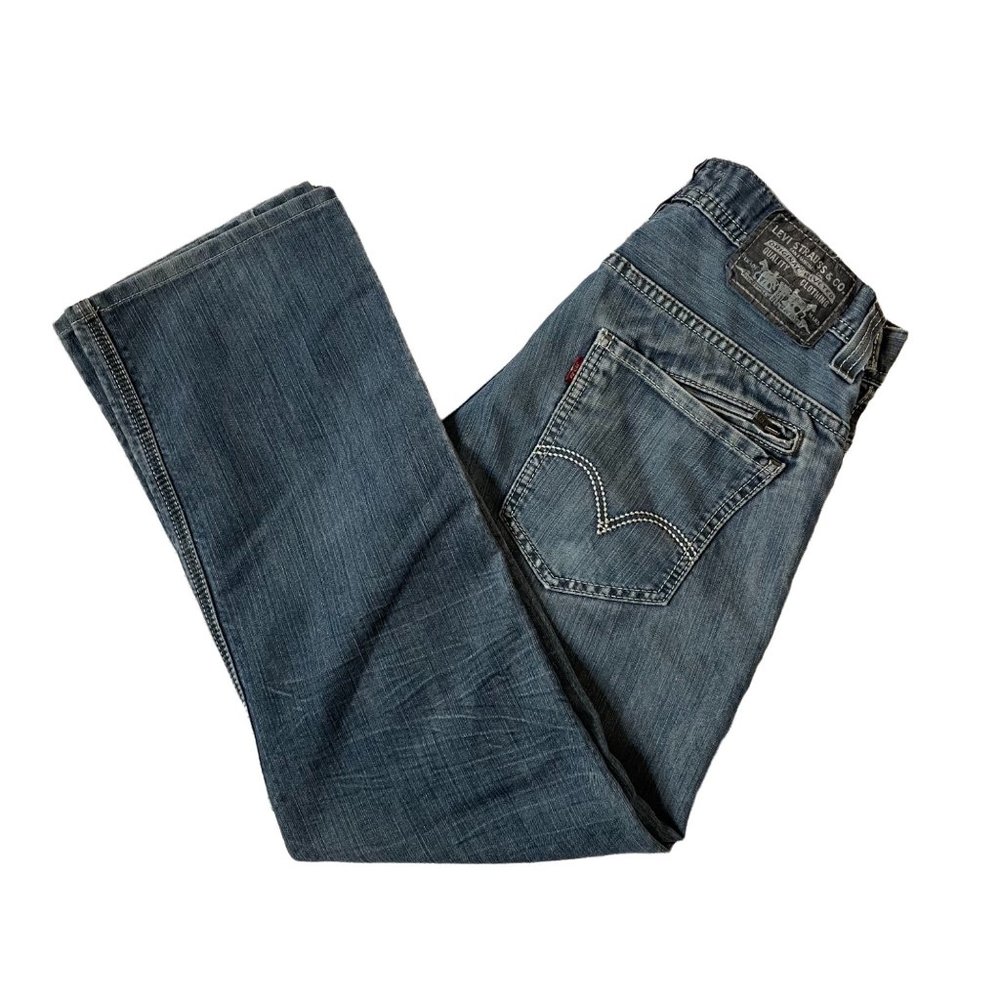 Vintage Y2K Levi’s Straight Leg Jeans Dark Wash